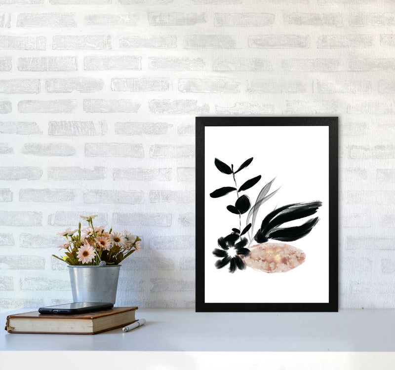 Delicate Floral 03 Art Print by Pixy Paper A3 White Frame