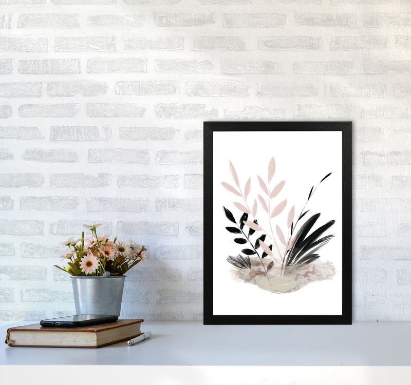 Delicate Floral 05 Art Print by Pixy Paper A3 White Frame