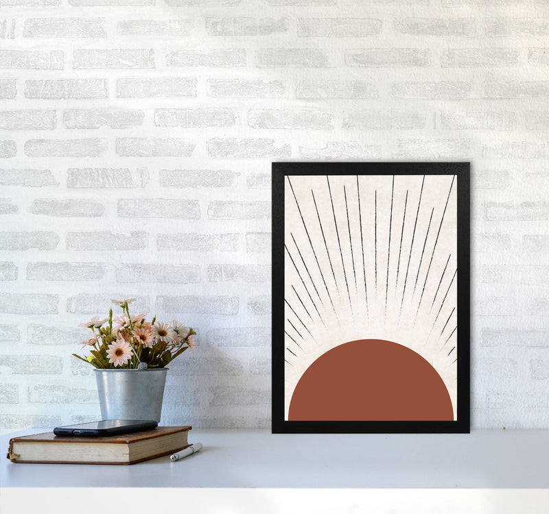 Autumn Sasha Sun abstract Art Print by Pixy Paper A3 White Frame