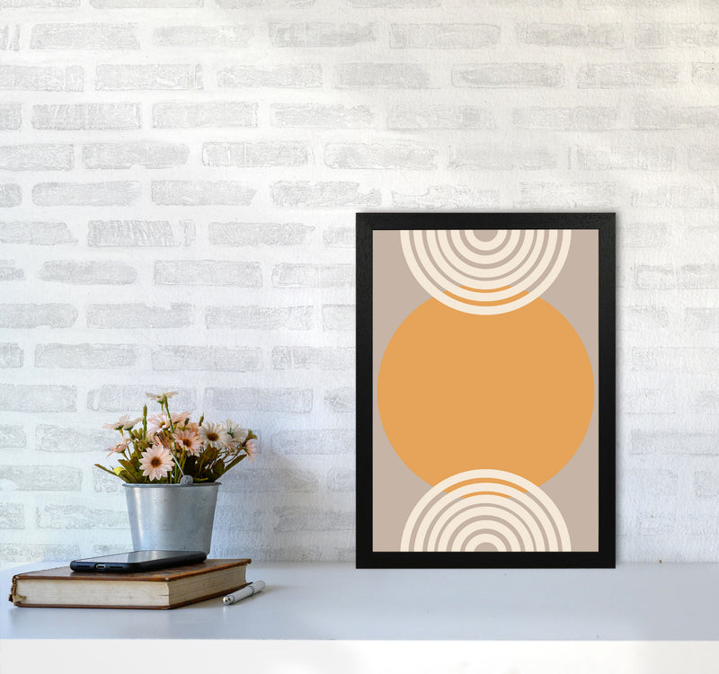 Autumn Orla abstract Art Print by Pixy Paper A3 White Frame