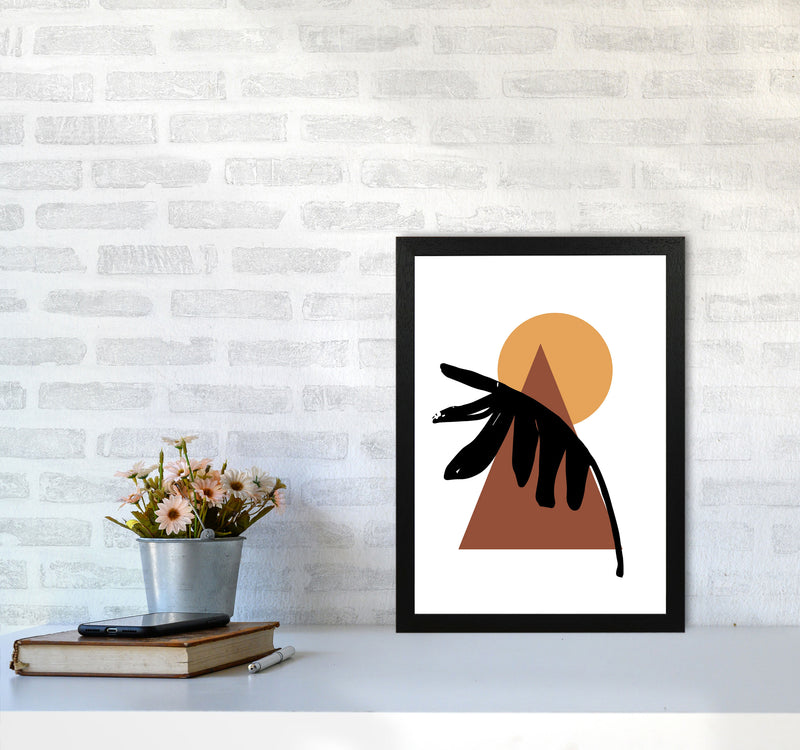 Autumn Siesta abstract Art Print by Pixy Paper A3 White Frame