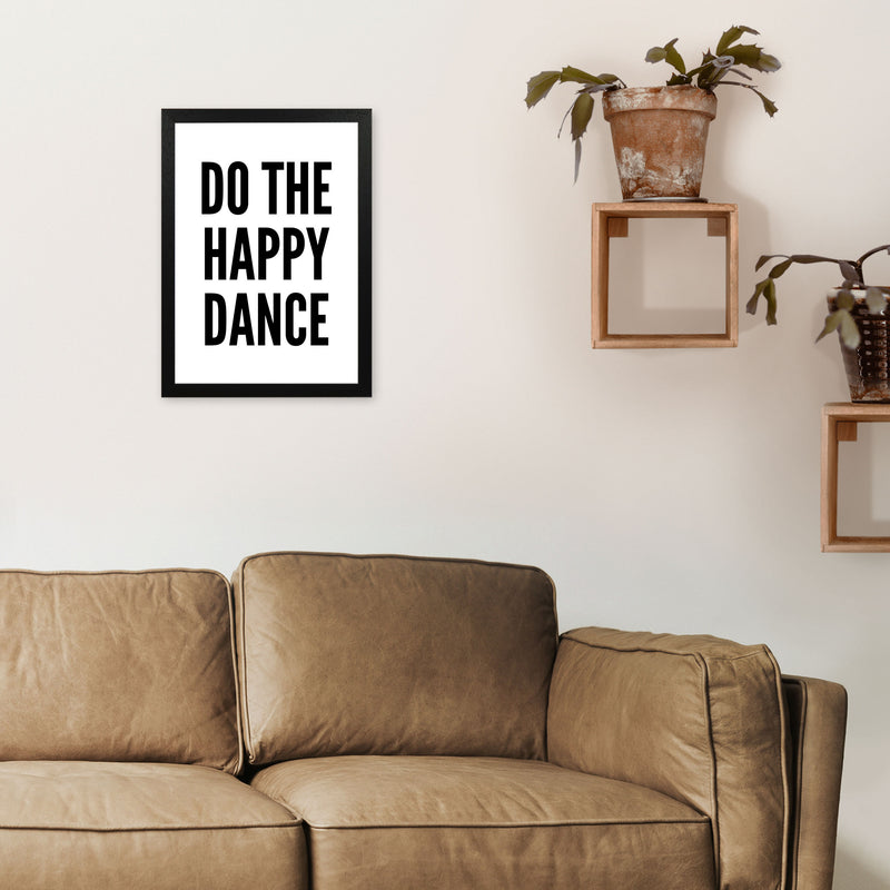 Do The Happy Dance Art Print by Pixy Paper A3 White Frame