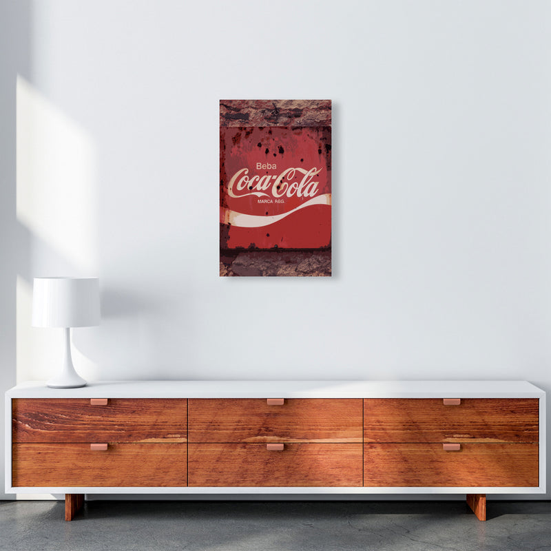 Coca Cola Vintage Sign Modern Print A3 Canvas
