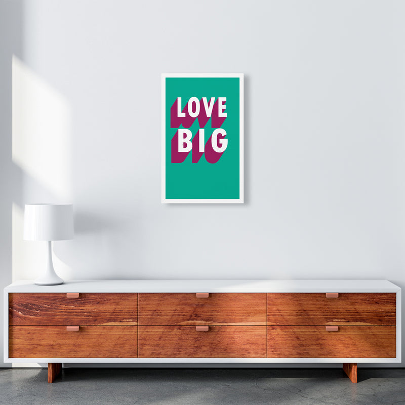 Love Big Shadow  Art Print by Pixy Paper A3 Canvas