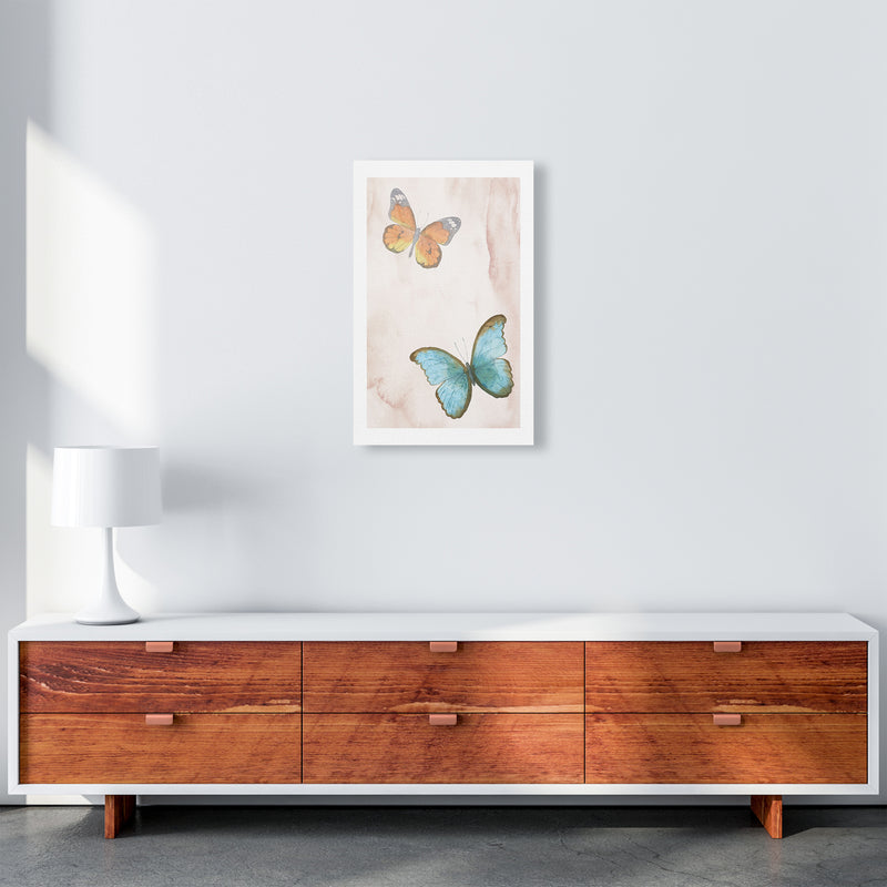 Butterflies Exotic  Art Print by Pixy Paper A3 Canvas