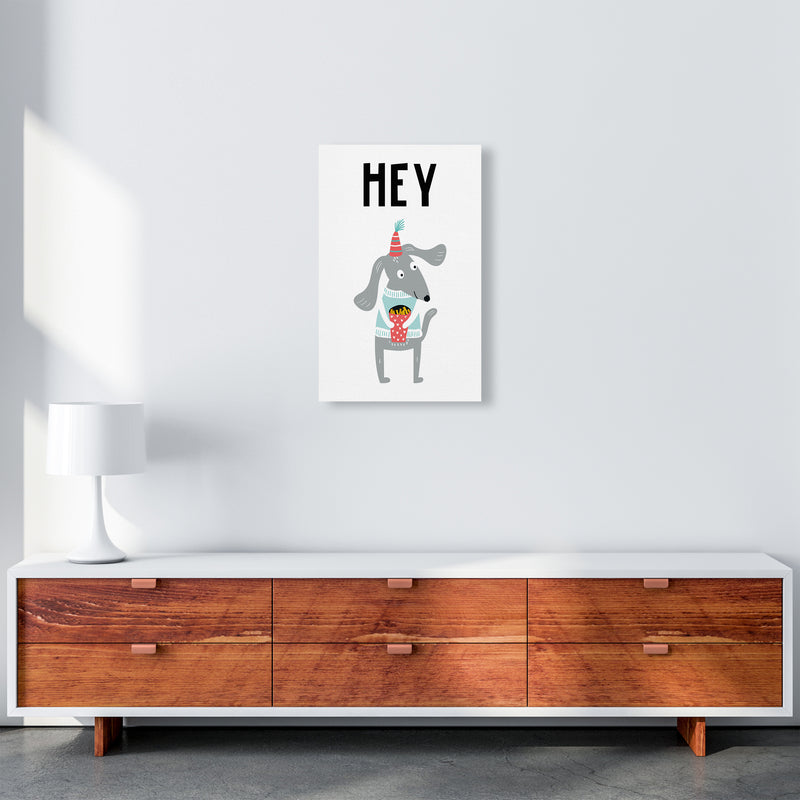 Hey Animal Pop  Art Print by Pixy Paper A3 Canvas