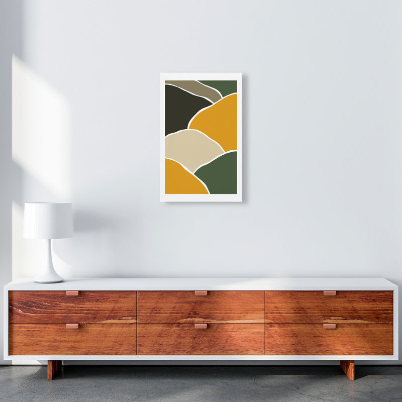 Wild Collection Hills Abstract Art Print by Pixy Paper A3 Canvas