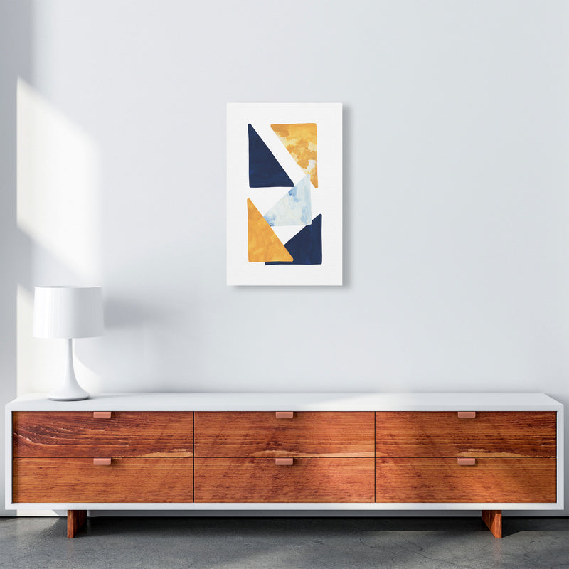 Horizon Abstract Triangles  Art Print by Pixy Paper A3 Canvas