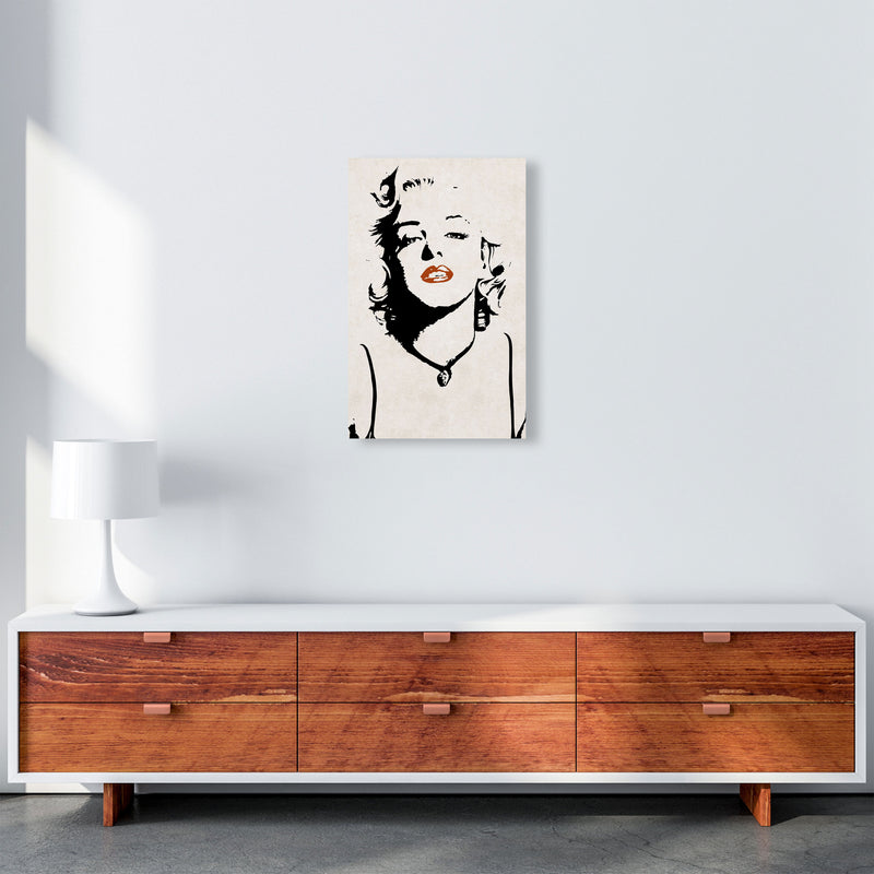Autumn Marilyn abstract Art Print by Pixy Paper A3 Canvas