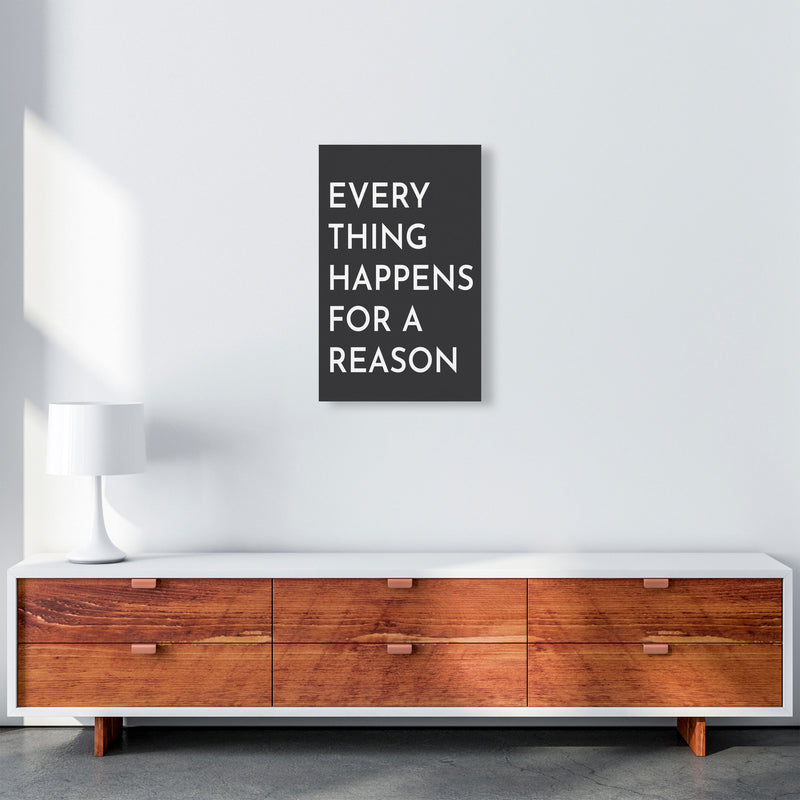 Everything Happens For A Reason Art Print by Pixy Paper A3 Canvas
