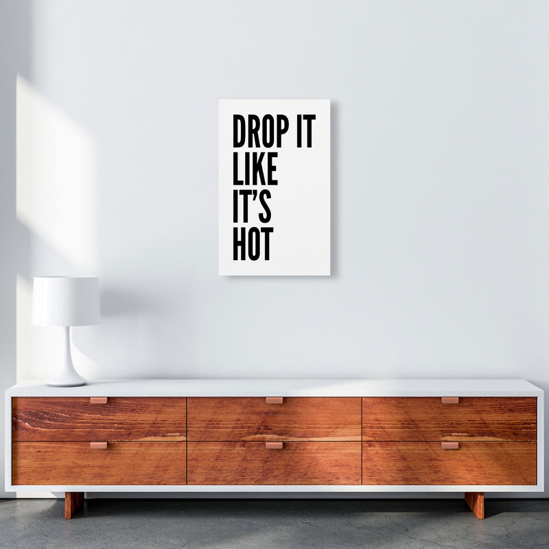 Drop It Like It's Hot Art Print by Pixy Paper A3 Canvas