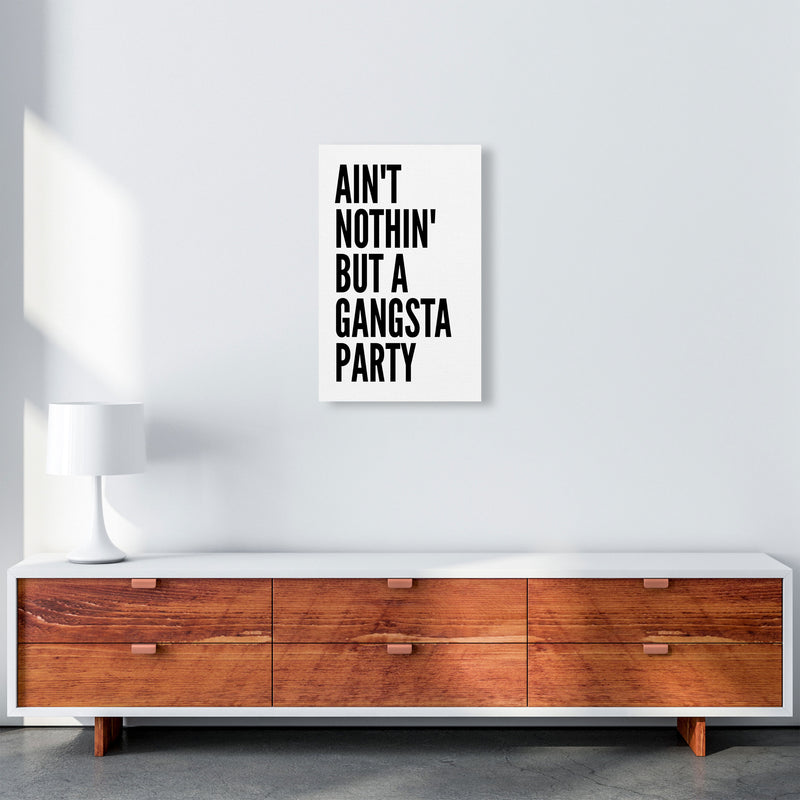 Aint Nothin Like A Gansta Party Art Print by Pixy Paper A3 Canvas