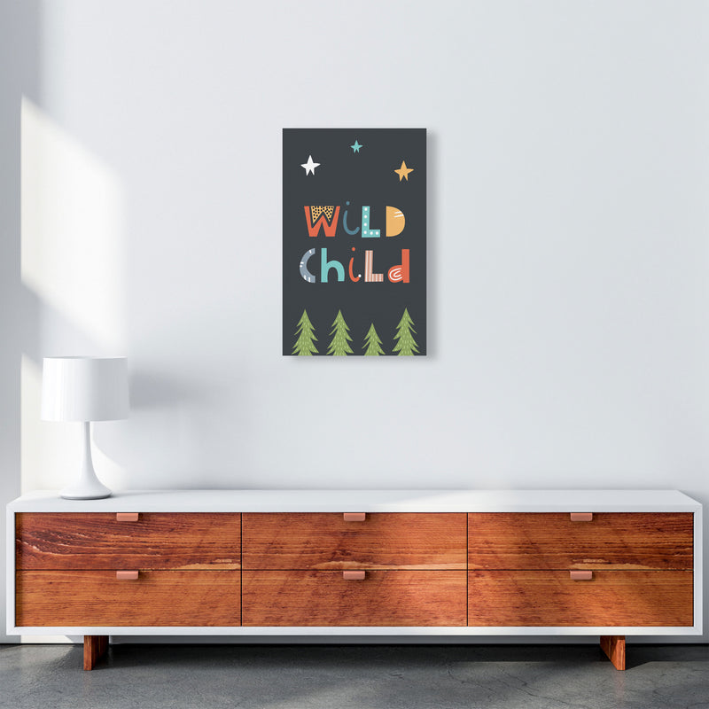 Wild child Neutral kids Art Print by Pixy Paper A3 Canvas