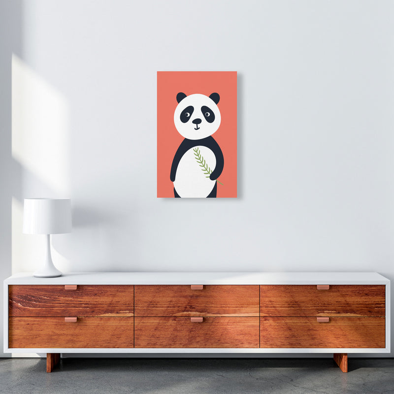 Panda Neutral kids Art Print by Pixy Paper A3 Canvas