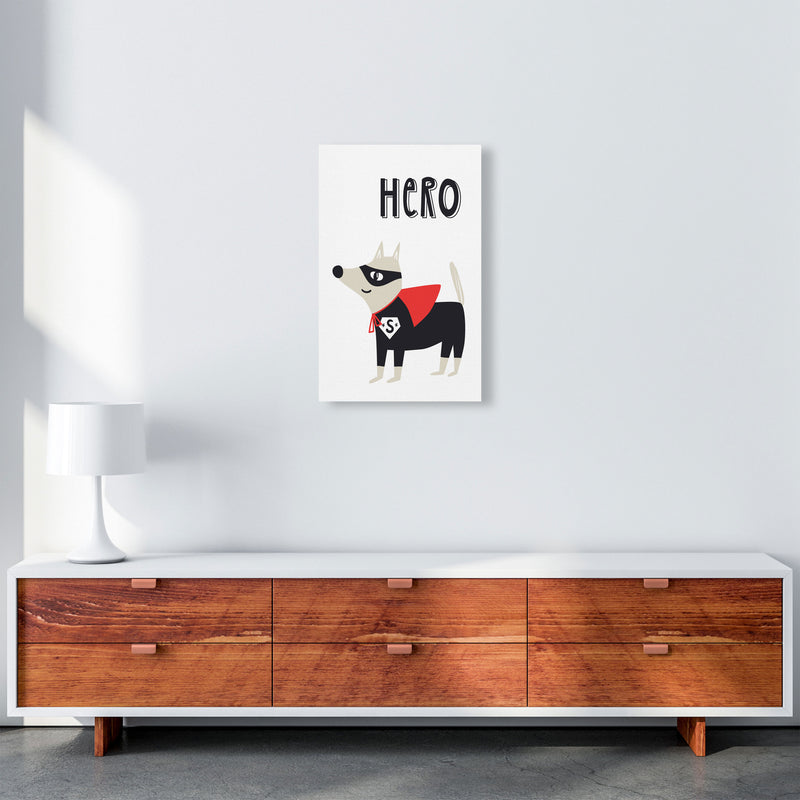 Hero dog Art Print by Pixy Paper A3 Canvas