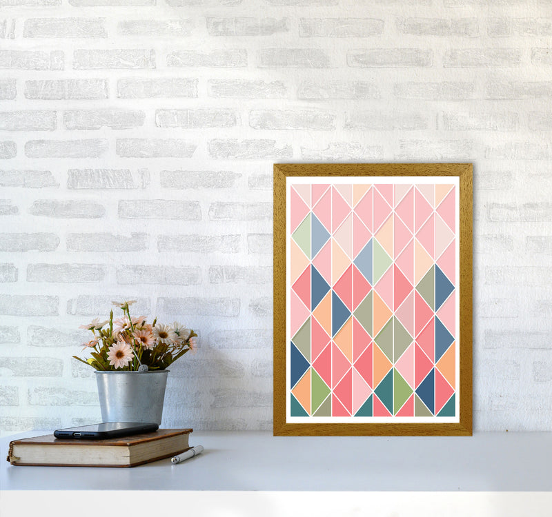 Full Colour Abstract Geo Modern Print A3 Print Only