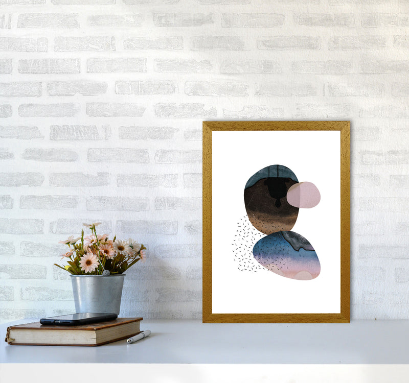 Pastel And Sand Abstract Shapes Modern Print A3 Print Only