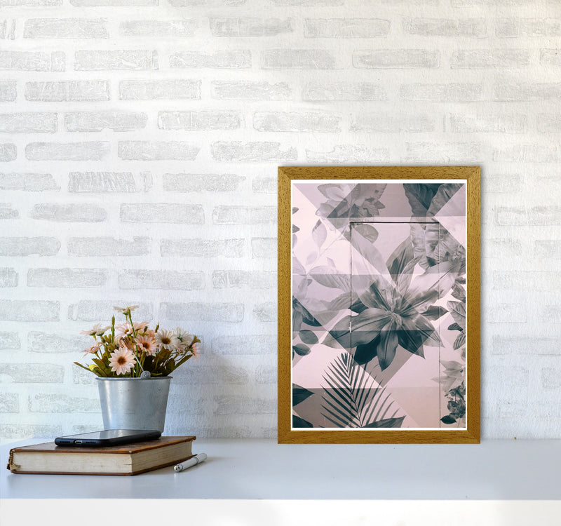 Abstract Retro Flower Pattern Modern Print A3 Print Only