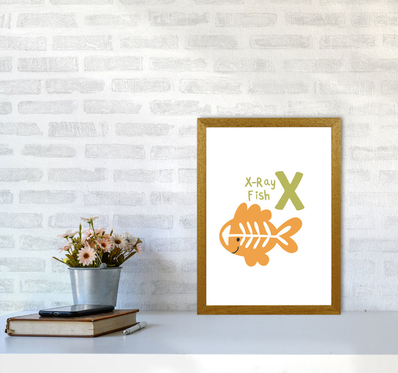 Alphabet Animals, X Is For X-Ray Fish, Nursey Wall Art Poster A3 Print Only