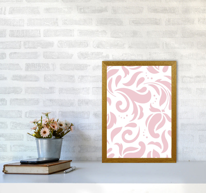 Pink Floral Pattern Modern Print A3 Print Only