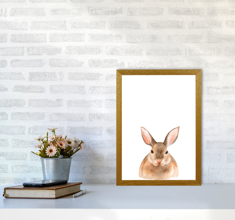 Forest Friends, Cute Bunny Modern Print Animal Art Print A3 Print Only