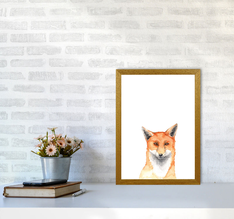 Forest Friends, Fox Modern Print Animal Art Print A3 Print Only