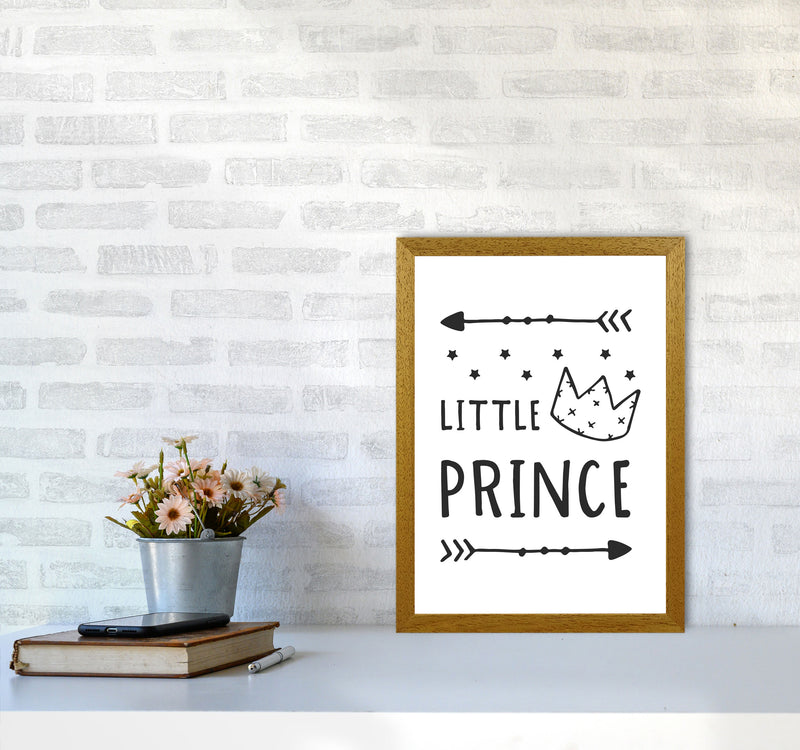 Little Prince Black Framed Nursey Wall Art Print A3 Print Only