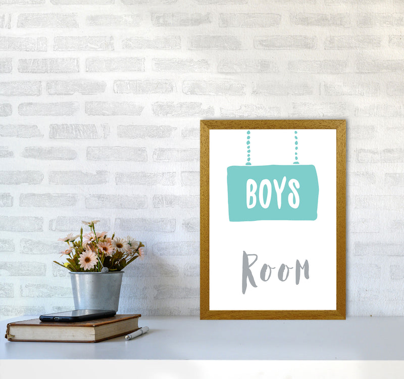 Boys Room Mint Framed Nursey Wall Art Print A3 Print Only