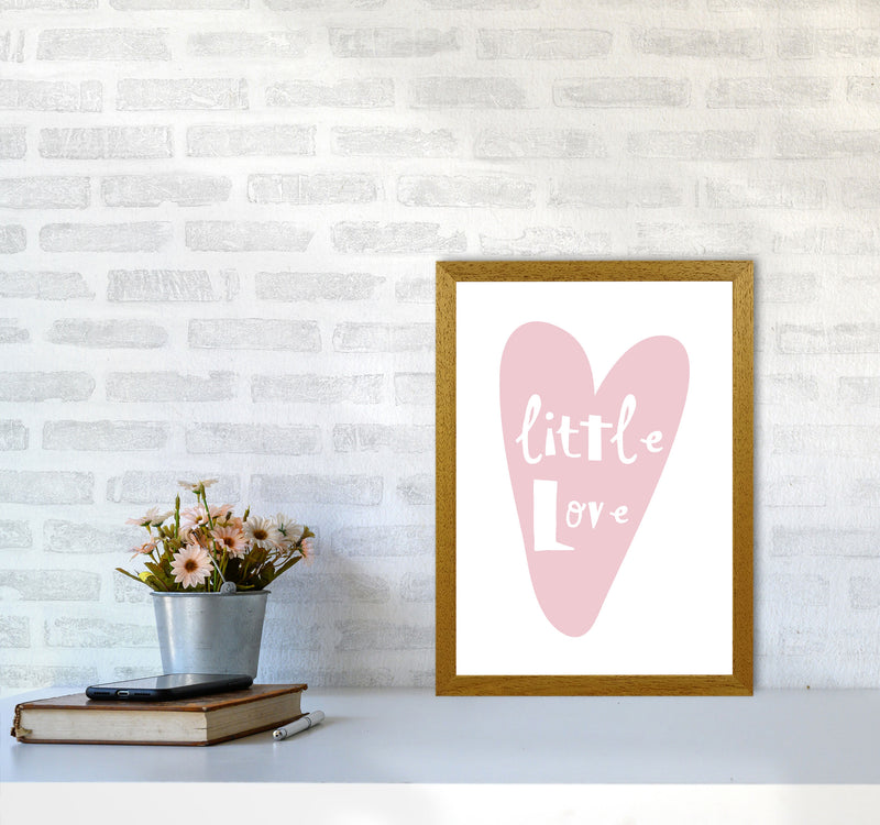 Little Love Heart Framed Nursey Wall Art Print A3 Print Only