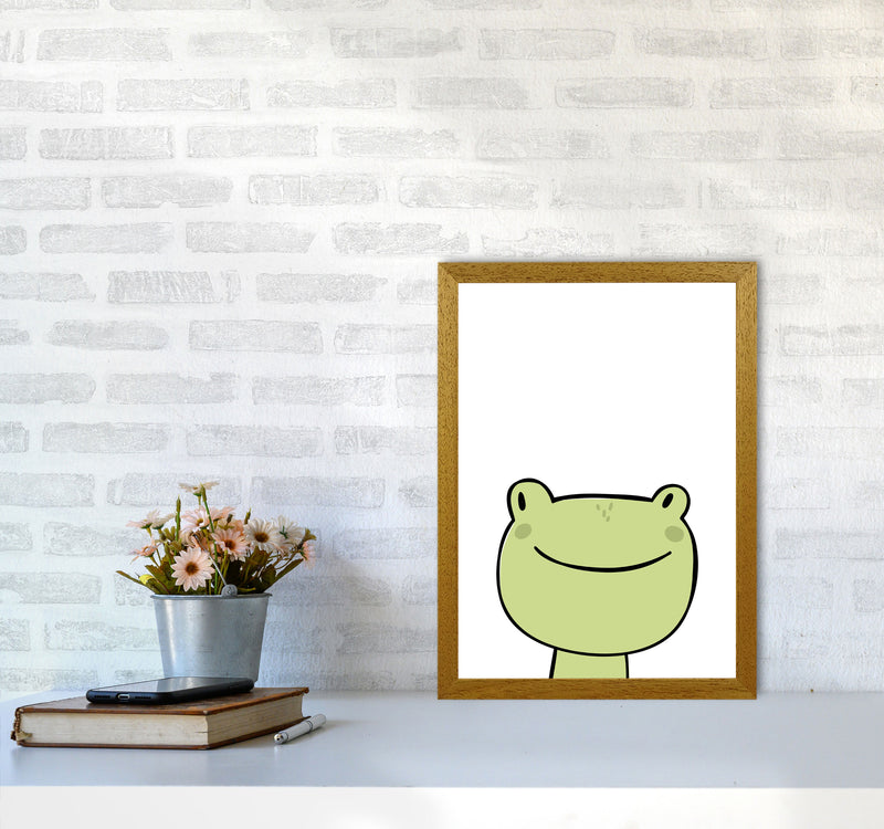 Scandi Frog Framed Nursey Wall Art Print A3 Print Only