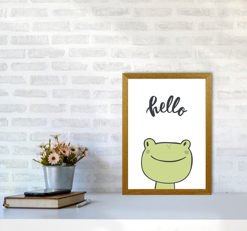 Hello Frog Modern Print Animal Art Print A3 Print Only