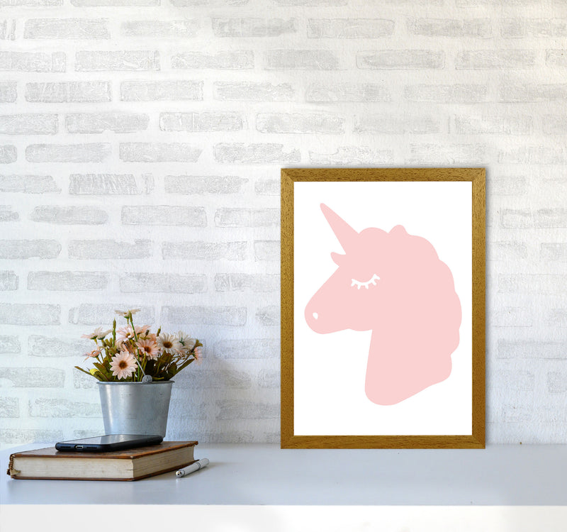 Pink Unicorn Head Modern Print Animal Art Print A3 Print Only
