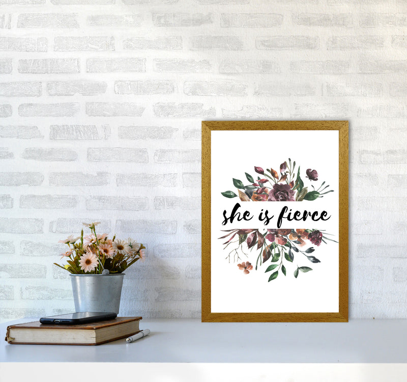 She Is Fierce Mixed Floral Modern Print A3 Print Only