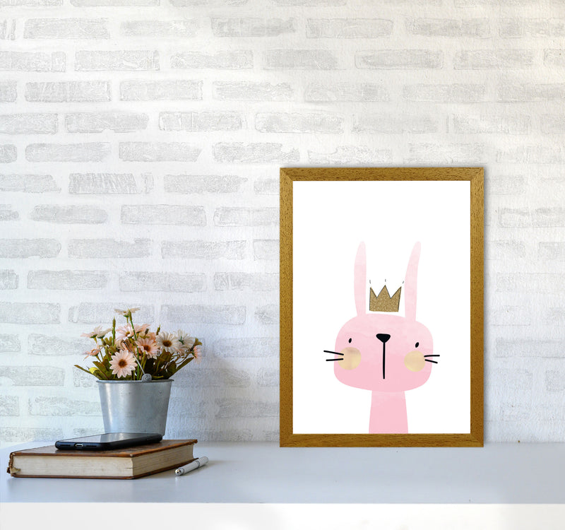 Scandi Bunny Watercolour Framed Nursey Wall Art Print A3 Print Only