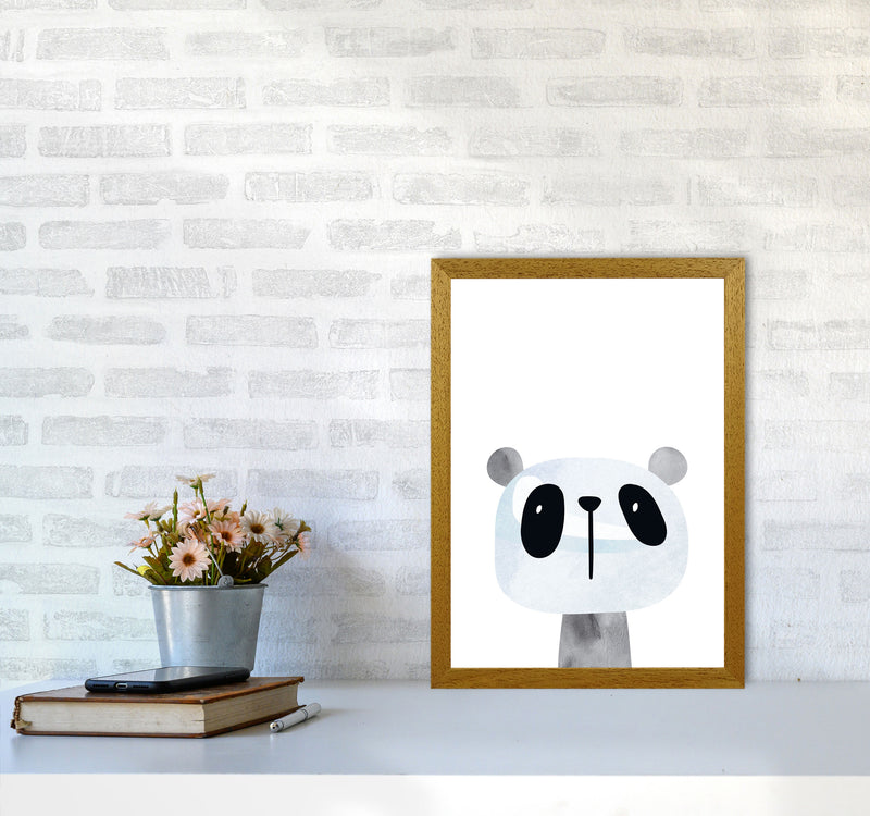 Scandi Panda Watercolour Framed Nursey Wall Art Print A3 Print Only