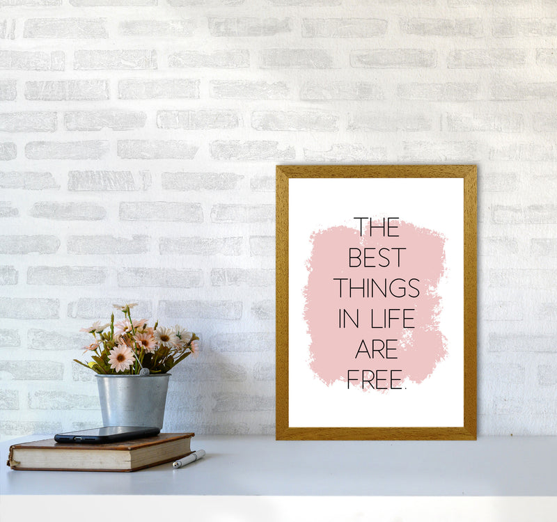 The Best Things In Life Are Free Modern Print A3 Print Only