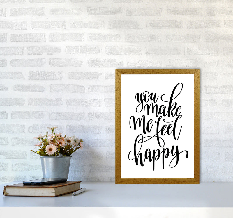 You Make Me Feel Happy Modern Print A3 Print Only