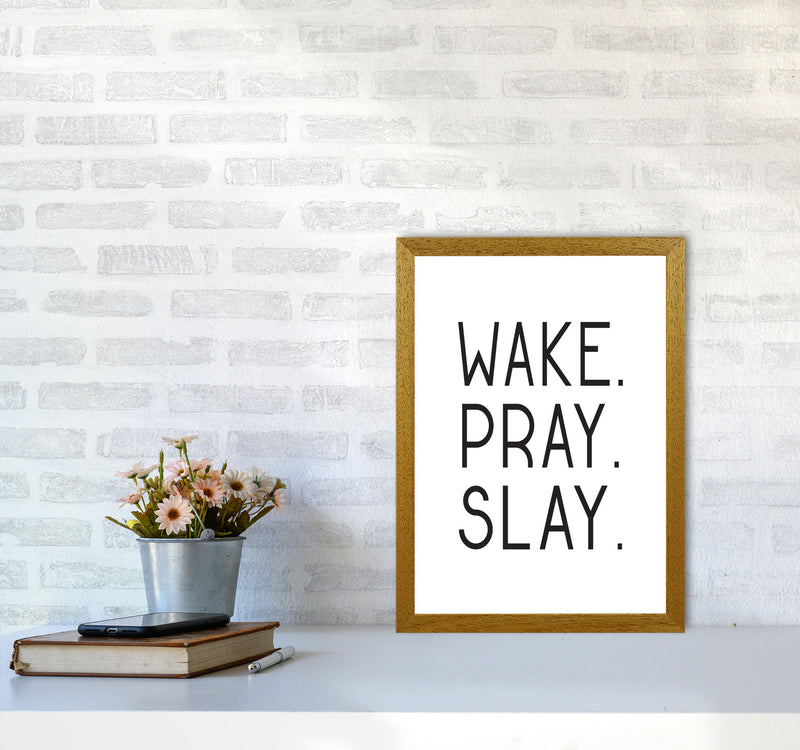 Wake Pray Slay Modern Print A3 Print Only