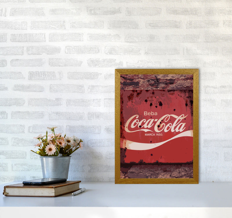 Coca Cola Vintage Sign Modern Print A3 Print Only