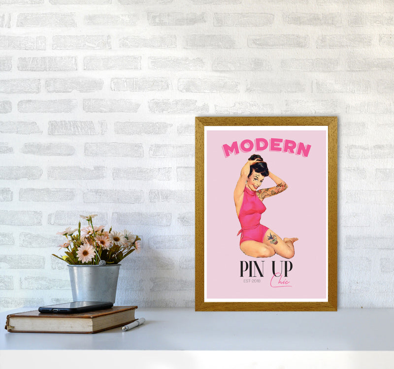 Modern Pin Up Girl Modern Print A3 Print Only