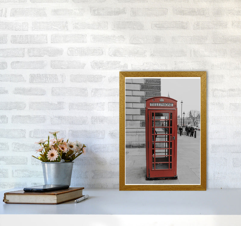 London Red Phonebox Modern Print A3 Print Only