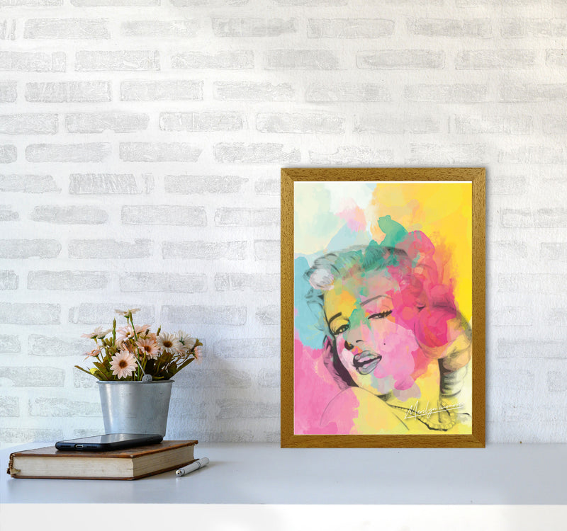 Marilyn Monroe In Colour Modern Print A3 Print Only