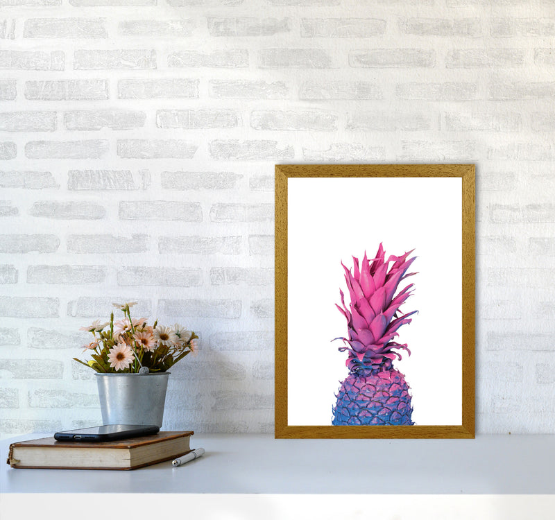 Purple And Blue Pineapple Modern Print A3 Print Only