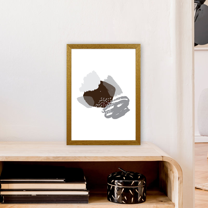 Mismatch Grey And Black  Art Print by Pixy Paper A3 Print Only