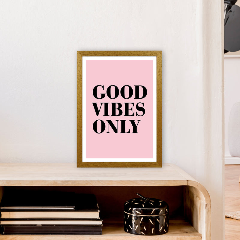 Good Vibes Only Neon Funk  Art Print by Pixy Paper A3 Print Only