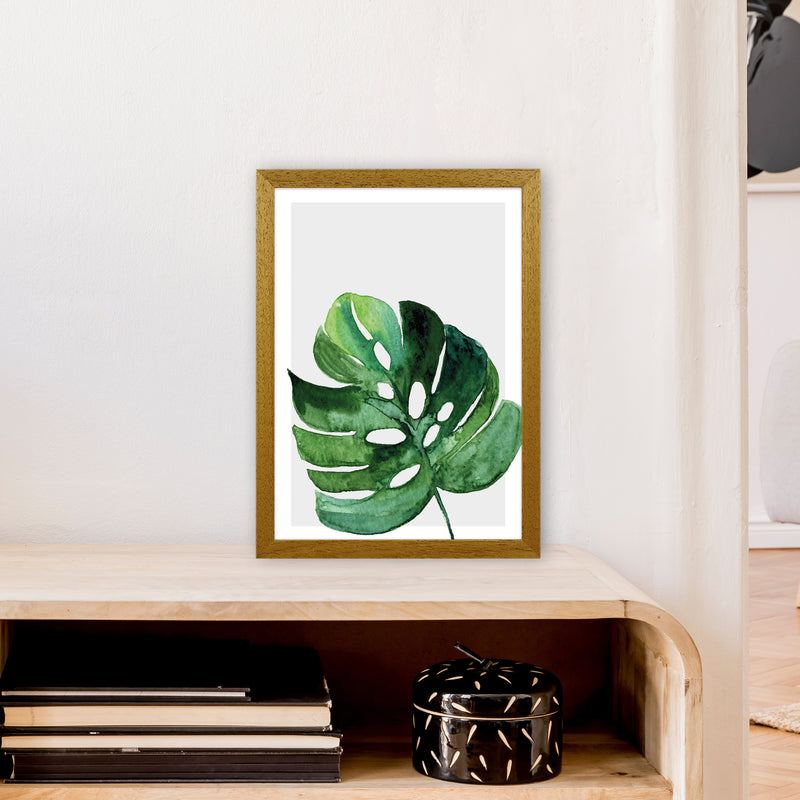 Leaf With Grey Back Exotic  Art Print by Pixy Paper A3 Print Only