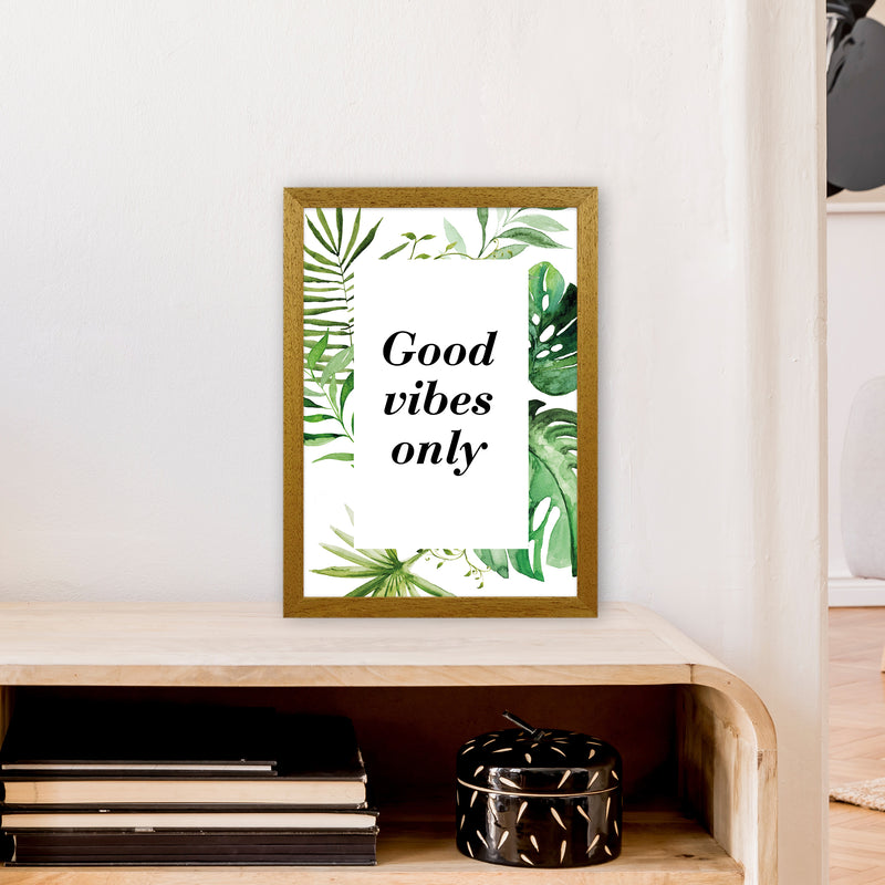 Good Vibes Only Exotic  Art Print by Pixy Paper A3 Print Only