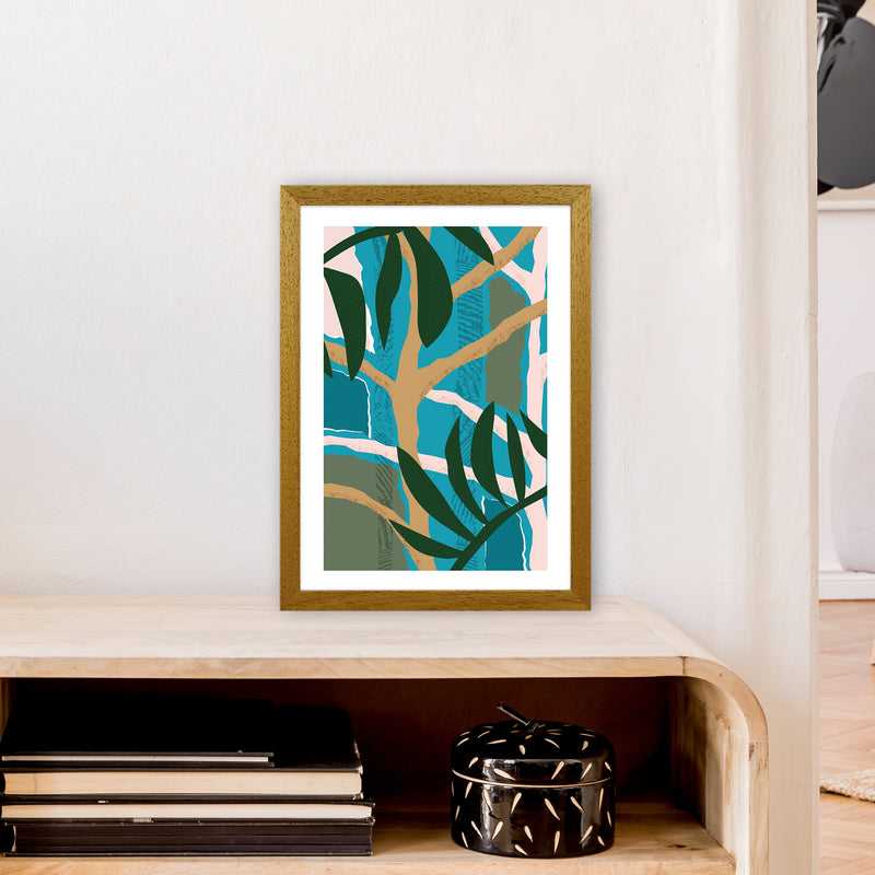 Jungle Tree Abstract  Art Print by Pixy Paper A3 Print Only