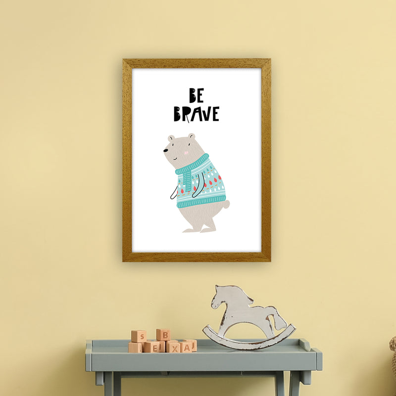 Be Brave Animal  Art Print by Pixy Paper A3 Print Only