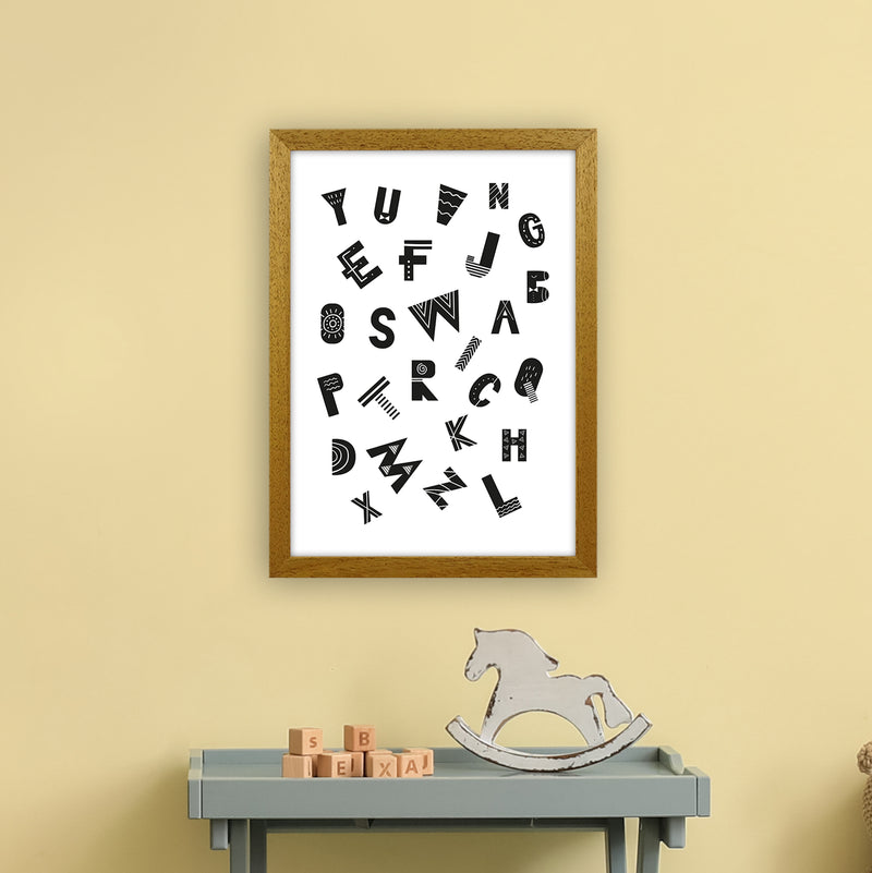 Jumbled Alphabet  Art Print by Pixy Paper A3 Print Only